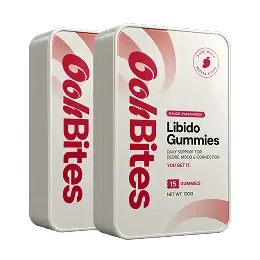 Pakke med 2 æsker Oohbites Gummies, der rækker til en måned